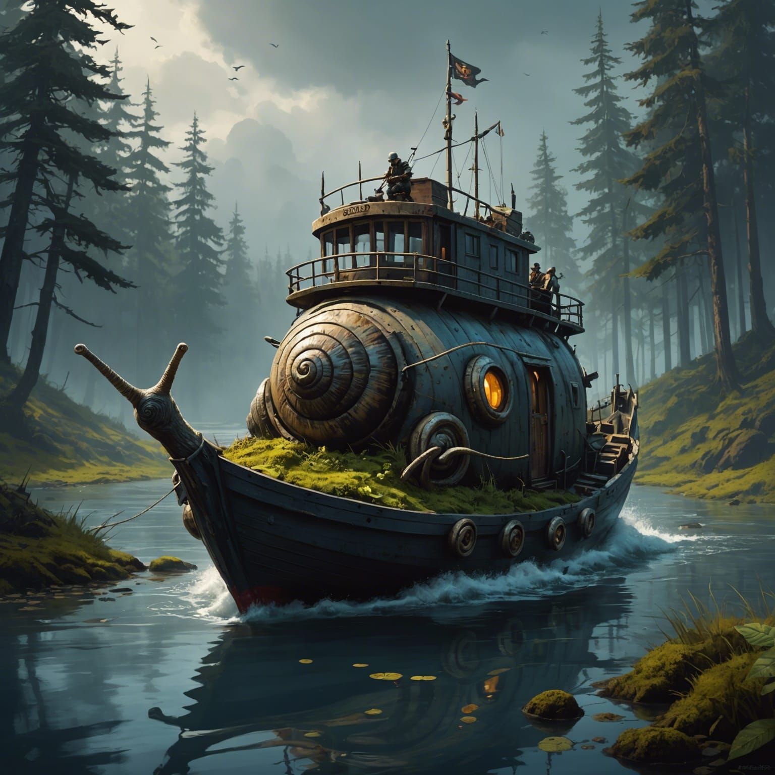 Sinister Snail Boat