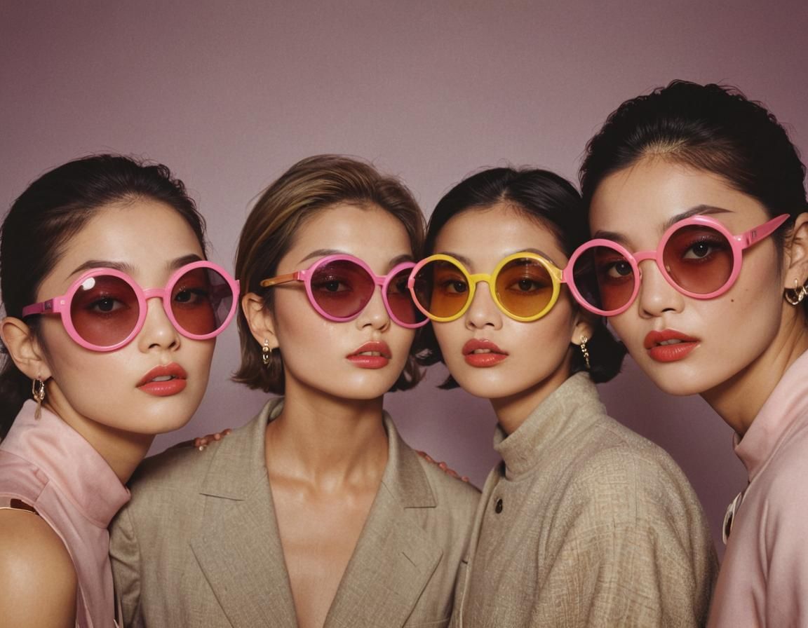 a group of women standing next to each other