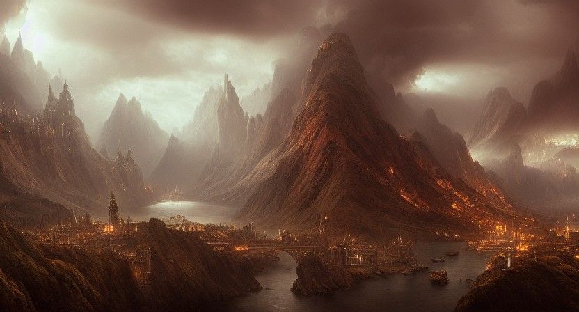 Epic Cinematic Digital Matte Painting