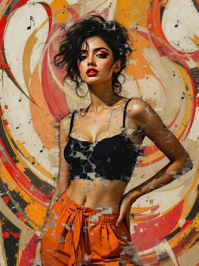 A Renaissance Woman Reborn in Digital Decay