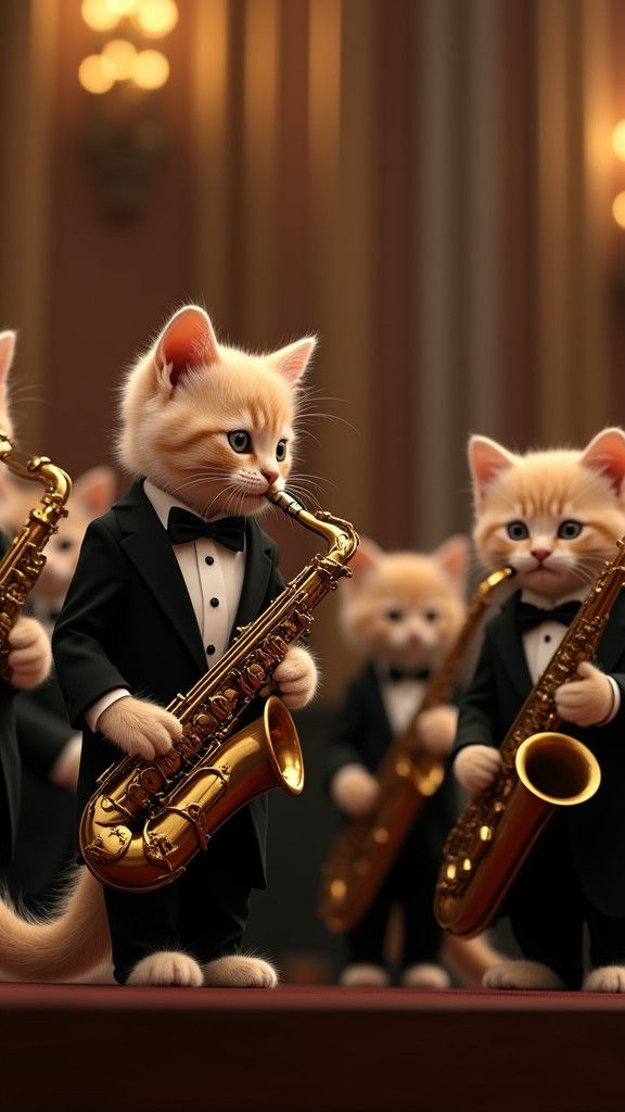 Kitten Symphony in Ornate Concert Hall