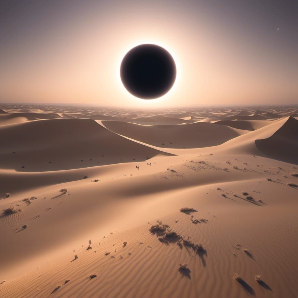 Spectacular Total Solar Eclipse Phenomenon