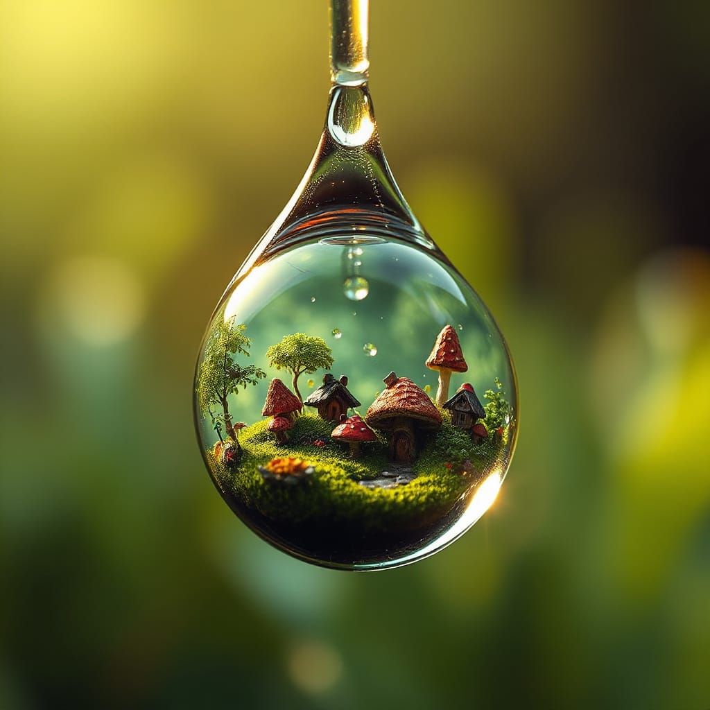 Frog Village in Dewdrop: A Cel-Shaded Miniature World