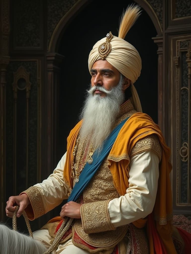 Maharaja Ranjit Singh Rides in Peshawar