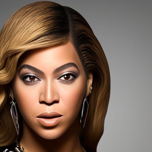 Beyonce Portrait in Natural Lighting, Professional Photograp...