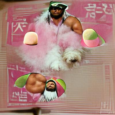 Mochi Man Randy Savage: An AI Interpretation