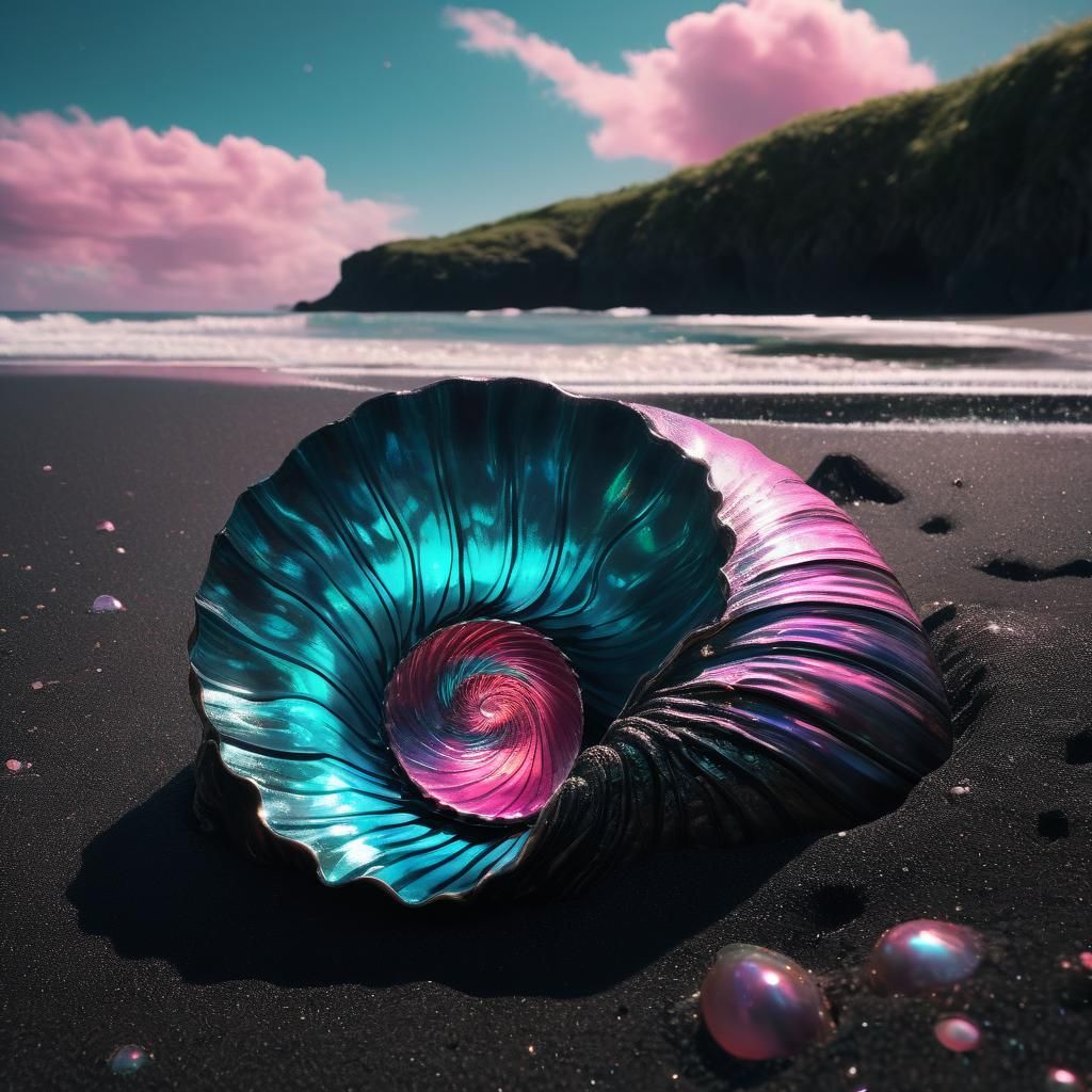 Baby in Shell: Dark Fantasy Concept Art