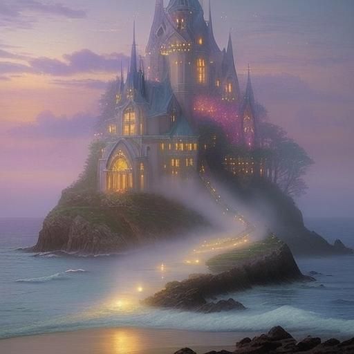 Ethereal Ocean Wedding in Fantasy Style