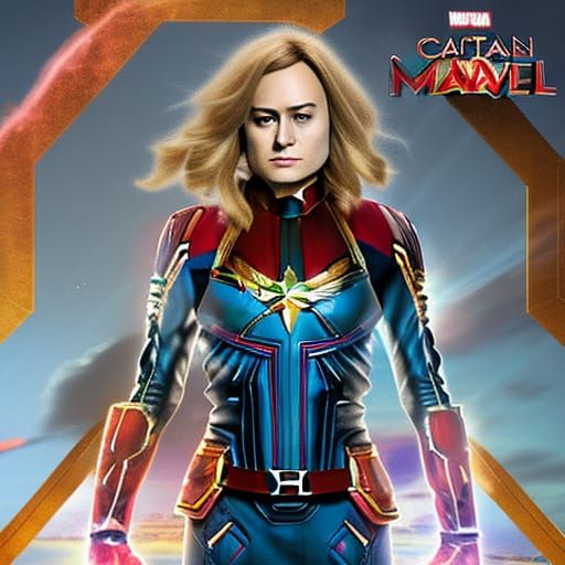 High Resolution Captain Marvel Rendering