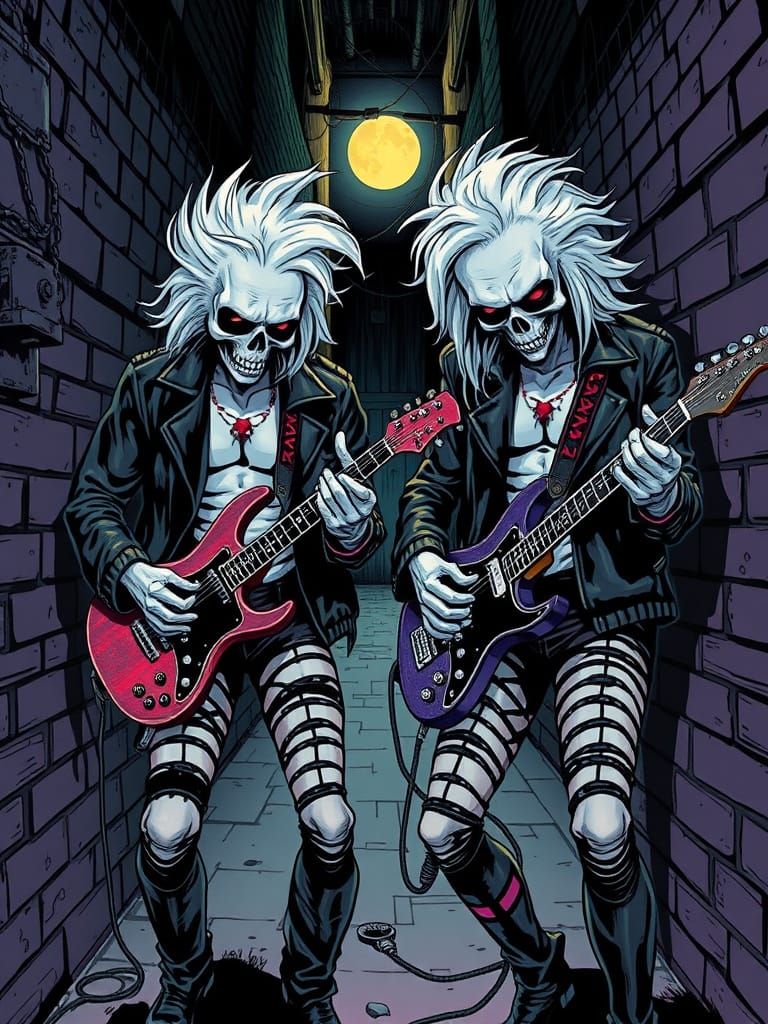 Punk rock ghosts