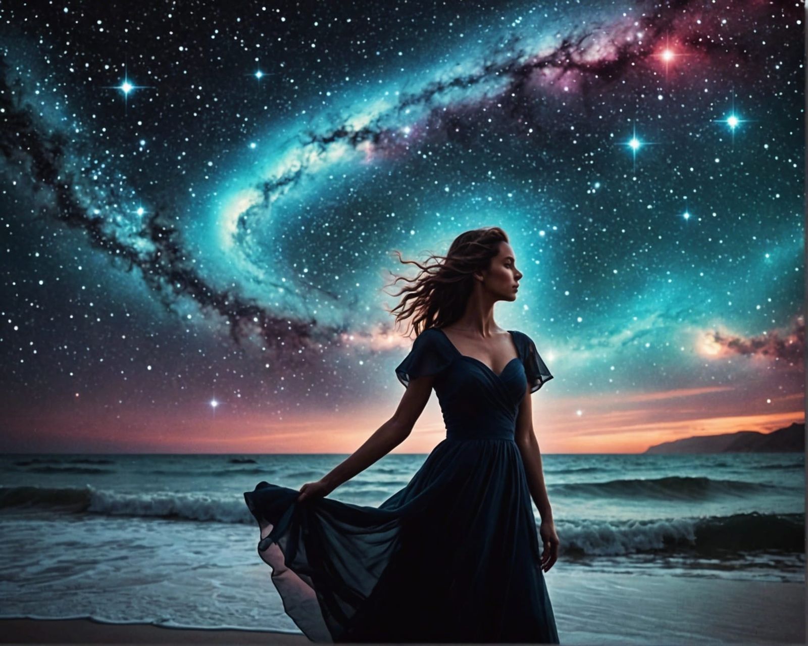 Cosmic Dancer in a Celestial Ballet