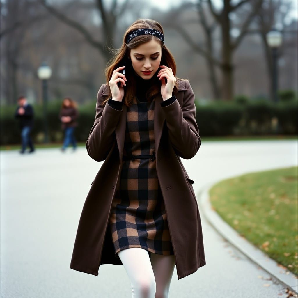 Blair Waldorf Struts Through Central Park in Elegant Winter ...