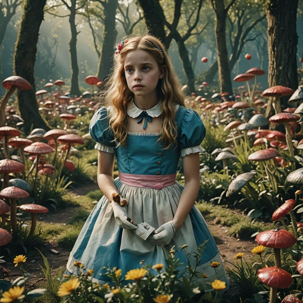 Alice in Wonderland Cinematic Film Still