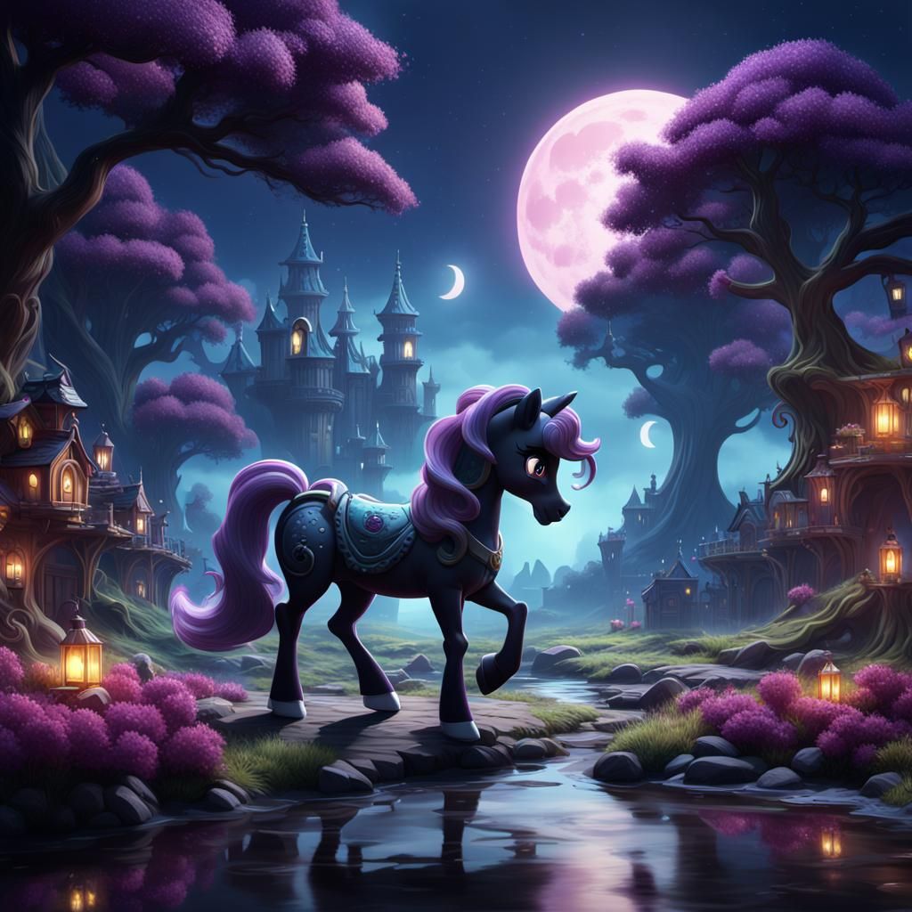 Shadow Moon My Little Pony Digital Painting