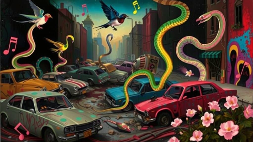 Psychedelic Horror: Vipers, Cars, and Blossoms in Surreal Ma...