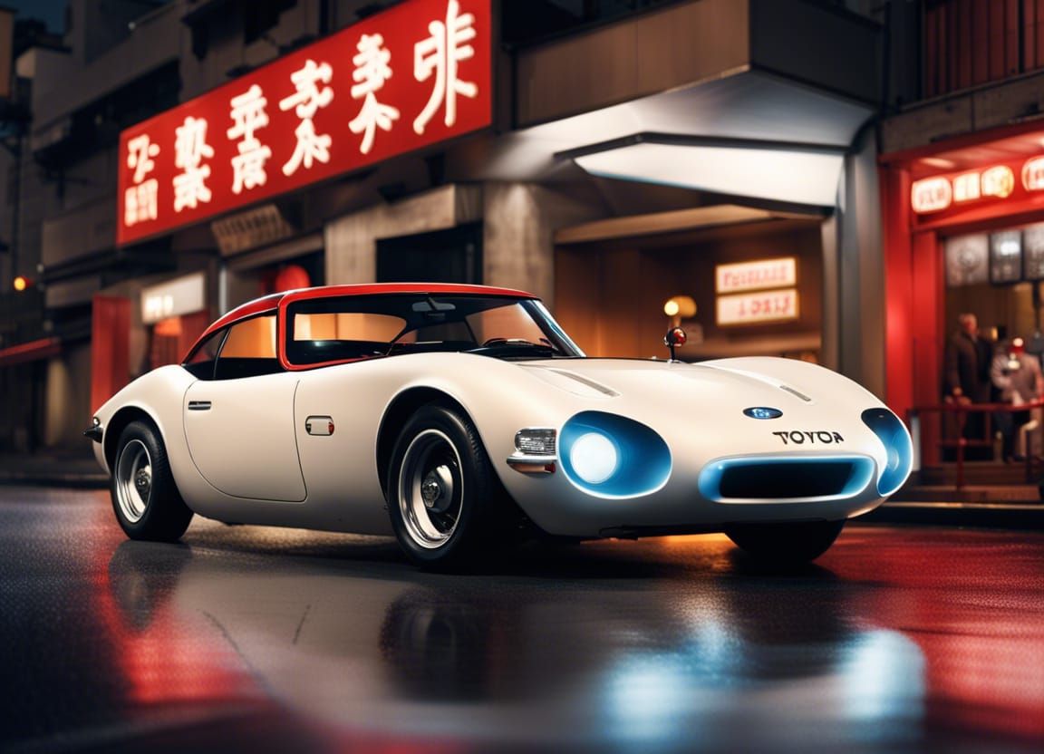 Toyota 2000 GT Vision at Night