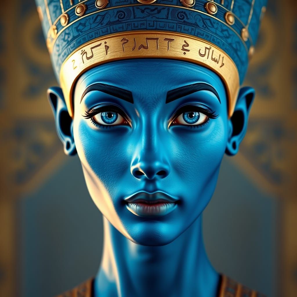 Blue Nefertiti