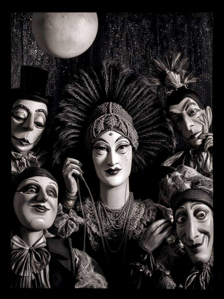 Berlin Cabaret Poster: Weimar Expressionism Showgirl