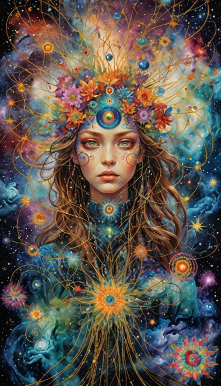 Dream Weaver Manifesting Memories in Nebula