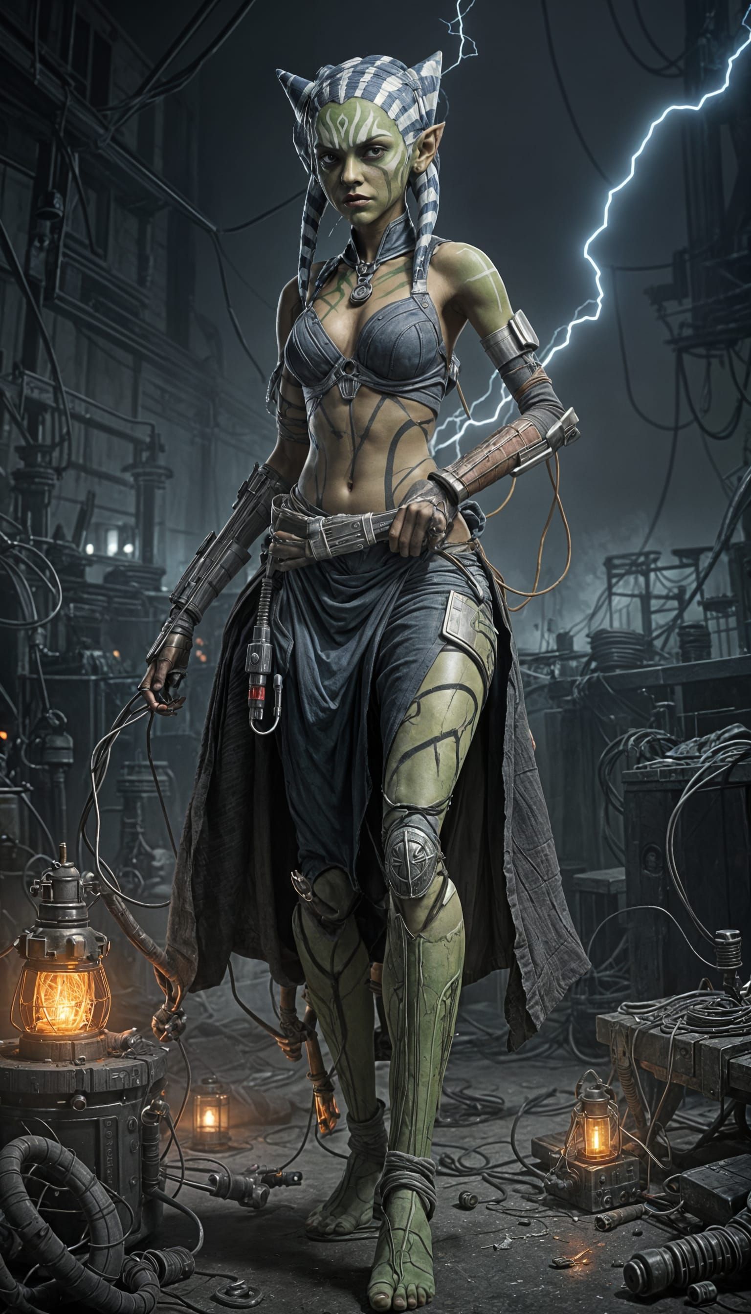 Monster Ahsoka as Steampunk Frankenstein