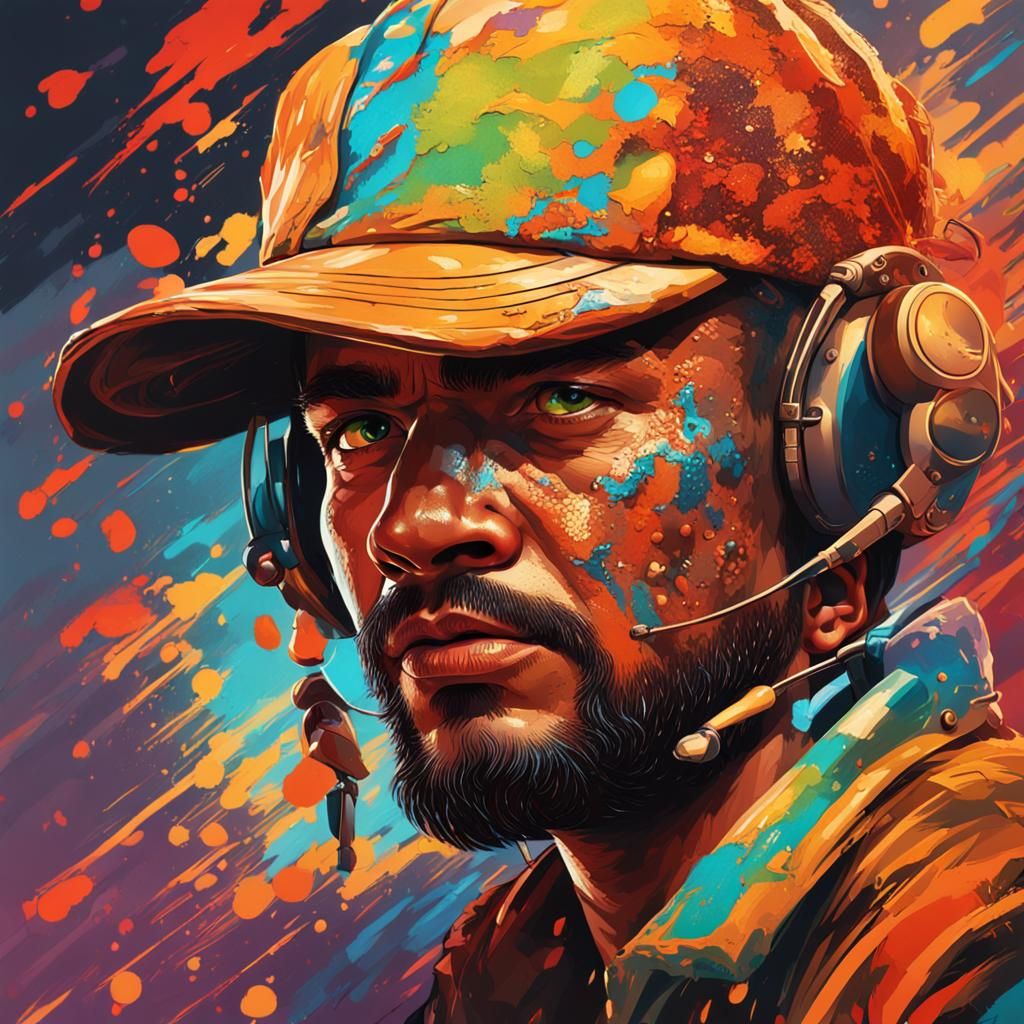 Hyperrealistic Samurai with Dramatic Lighting