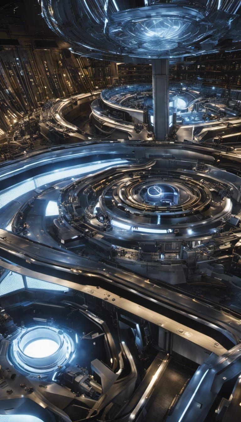 Hyperrealistic Trilithium Manifold Powers Warp Core