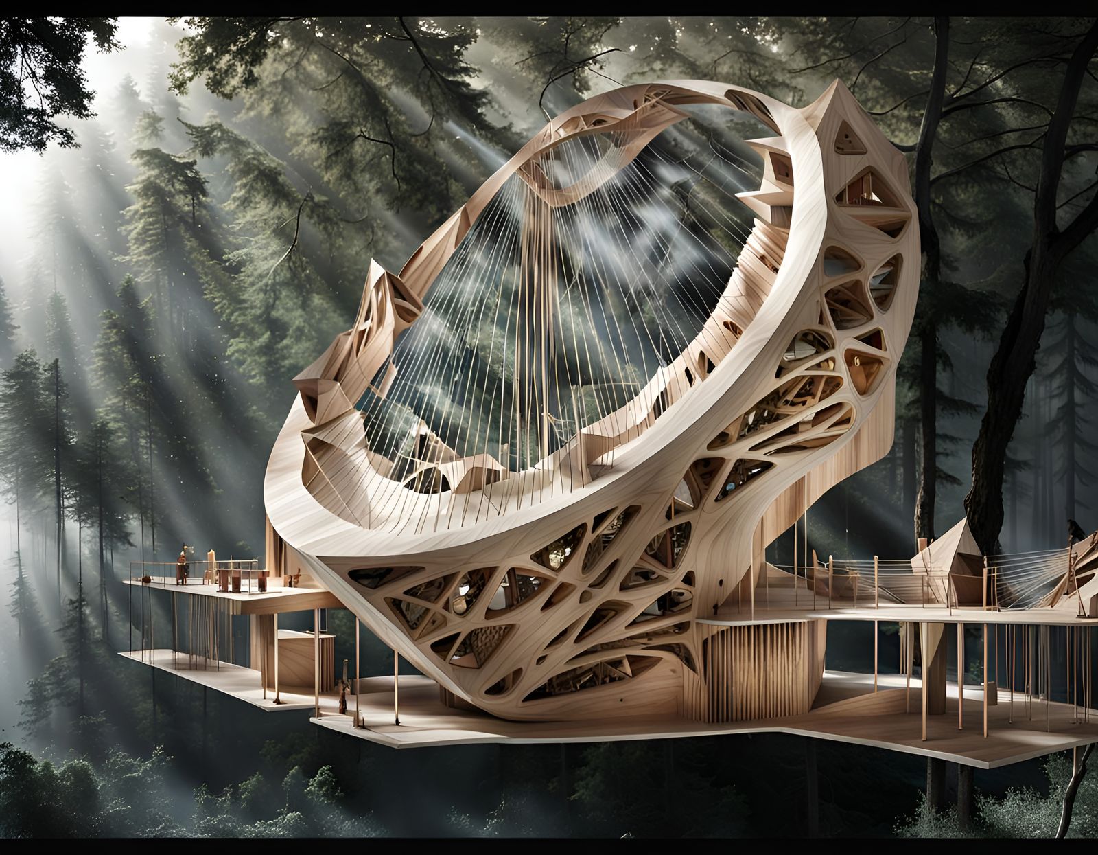 aeolian wind harp houses