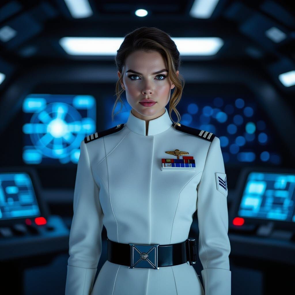 Anya Taylor-Joy as Imperial Officer on Star Destroyer