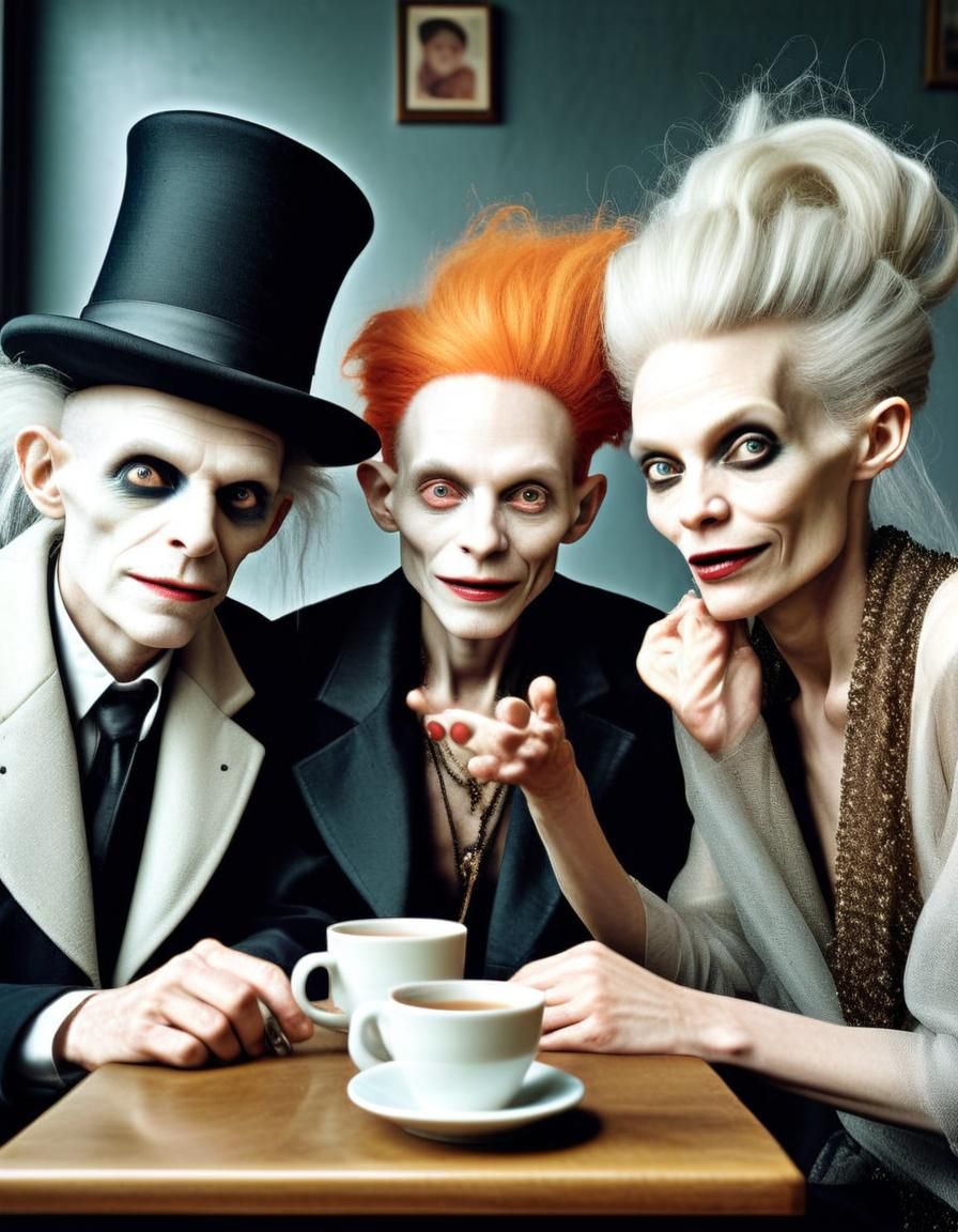 Modern Couture Portrait in Hyperreal Style