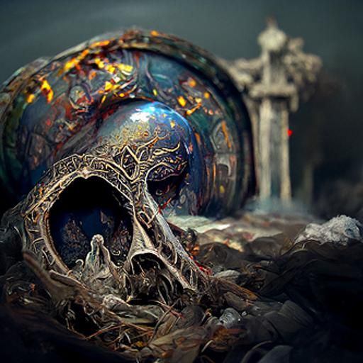 Stolen Death Rune Digital Painting