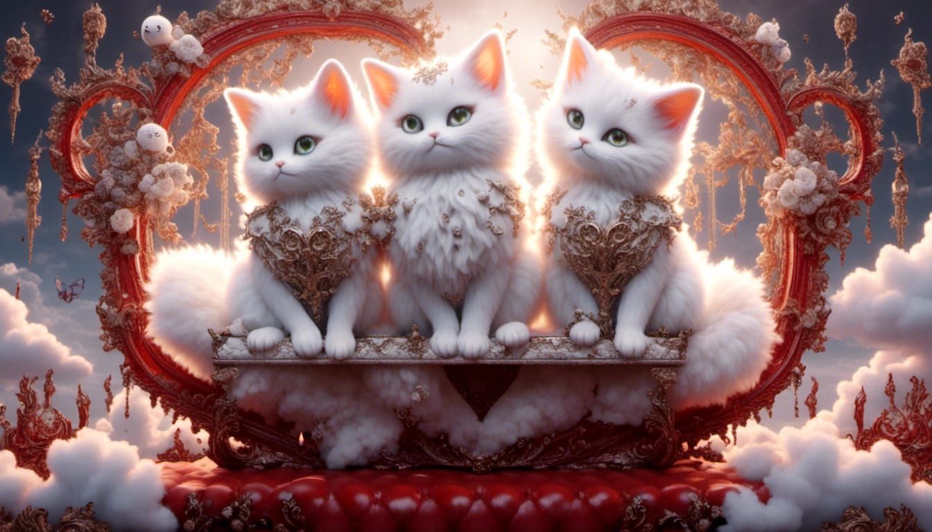 <lora:Dolls alike:1.0> <lora:Cloud Animals:1.0> White chibi ...