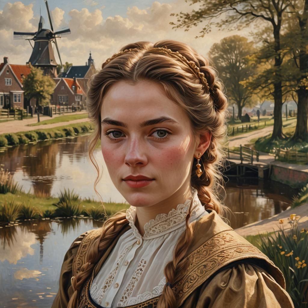 Golden Age Portrait of a Dutch Woman
