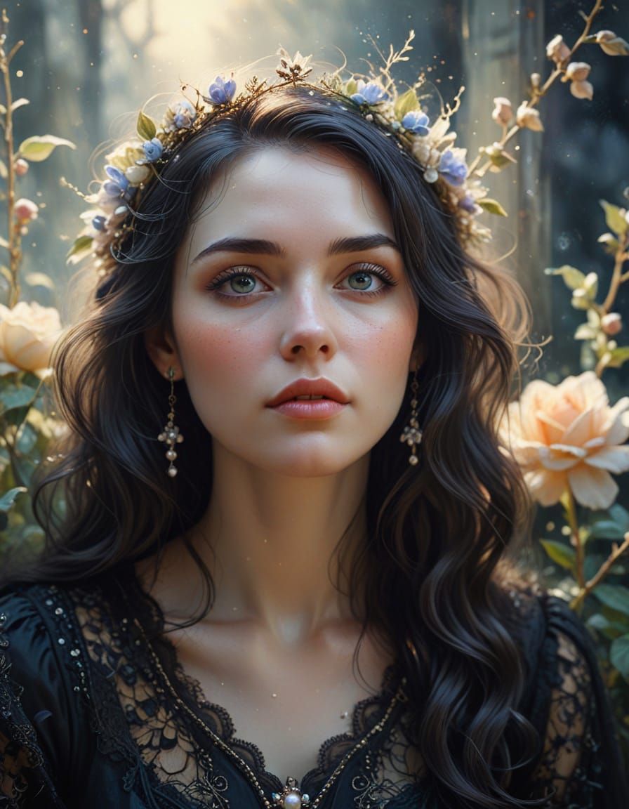 Enchanting Whimsical Gothic Princess