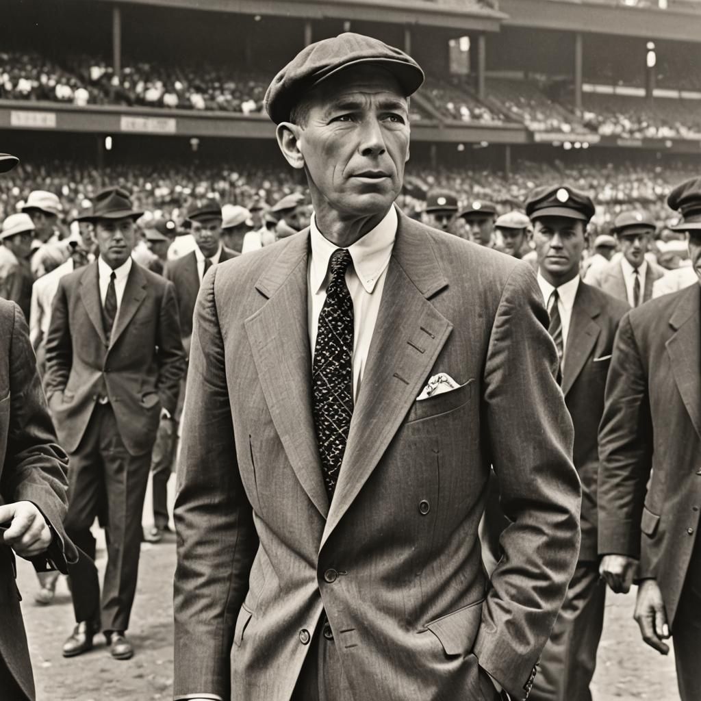 Connie Mack Manages Baseball at Shibe Park