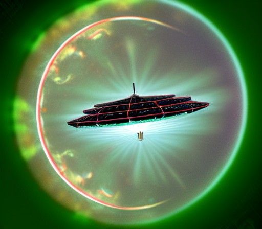 Mothership Landing: A Sci-Fi Arrival