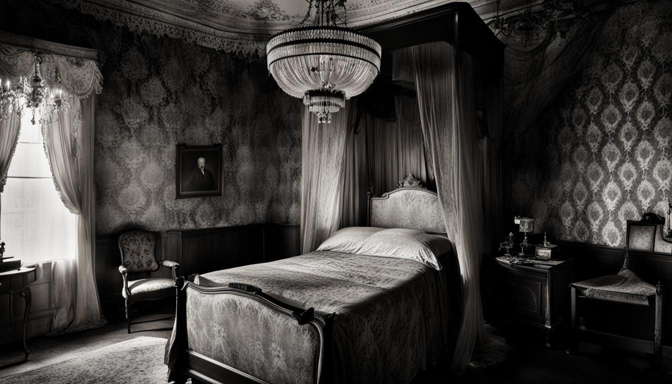 Spectral Ghost in Old Fashioned Bedroom