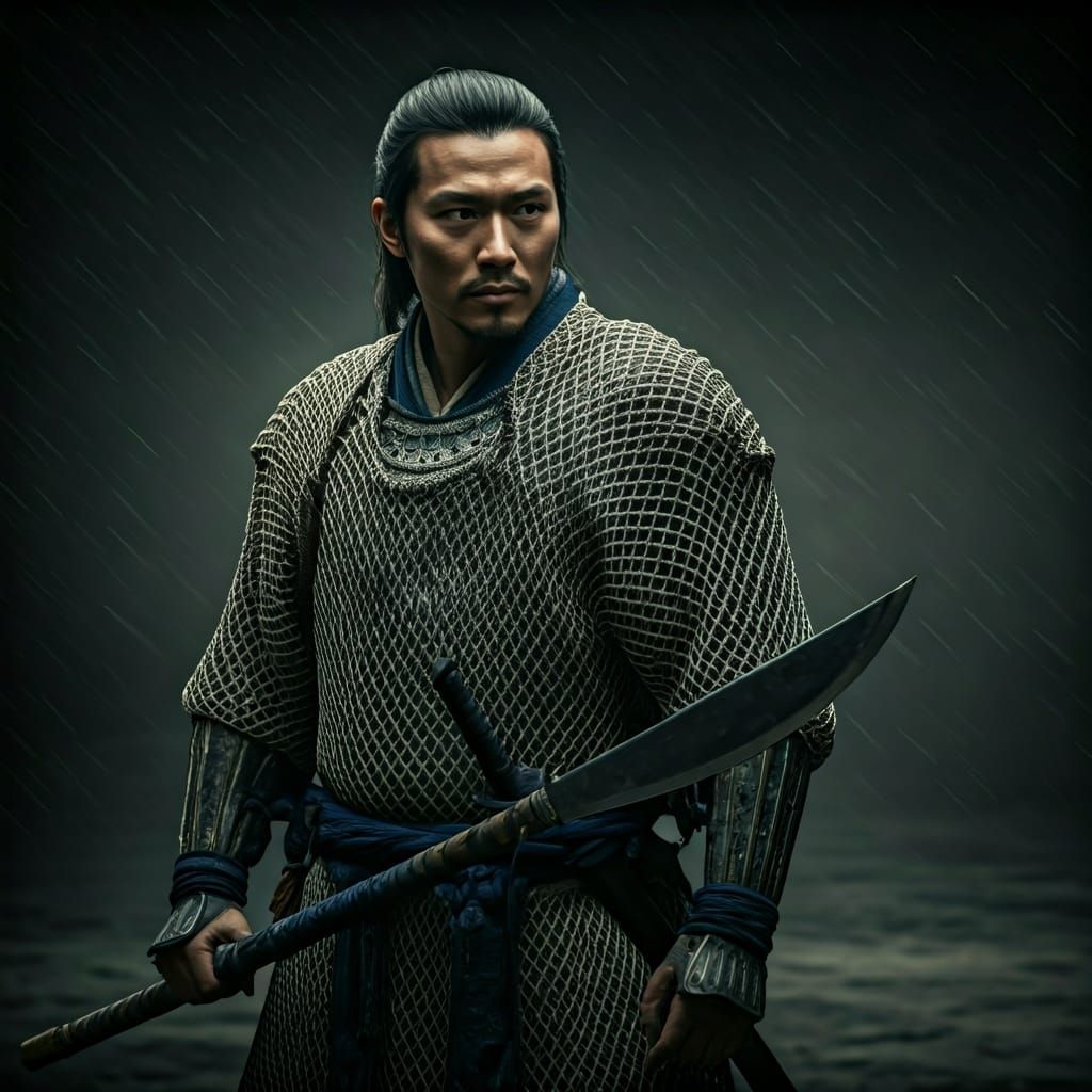 Net Armor and Naginata