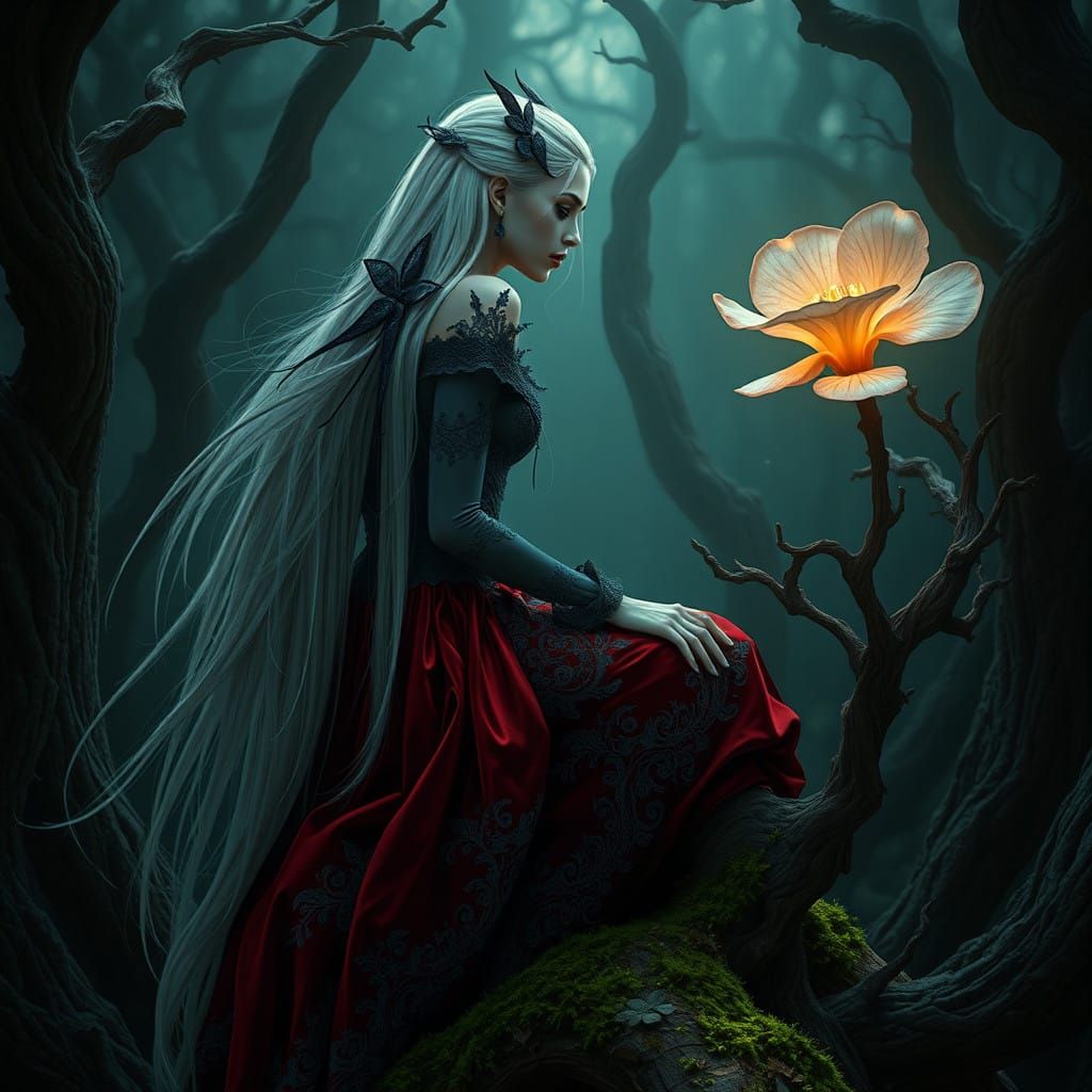 Ethereal Fairy in Gothic Ensemble