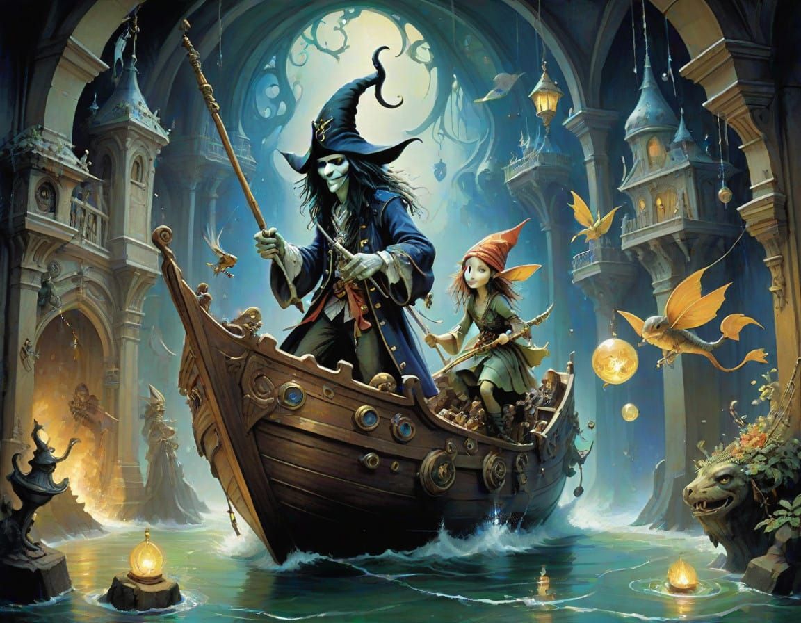 Whimsical Neverland Palace in Baroque-Style Chaos