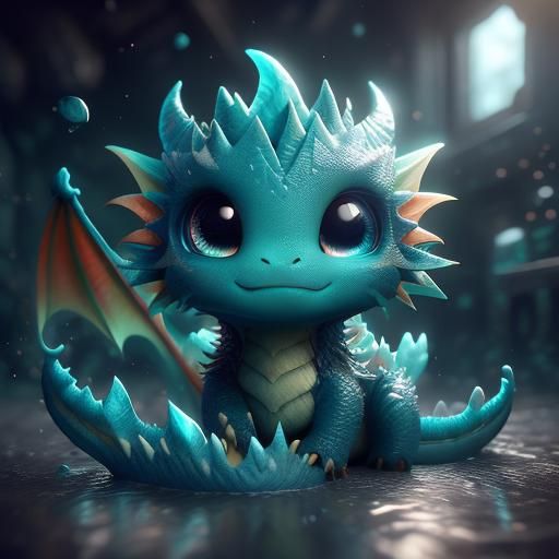 cute baby dragon