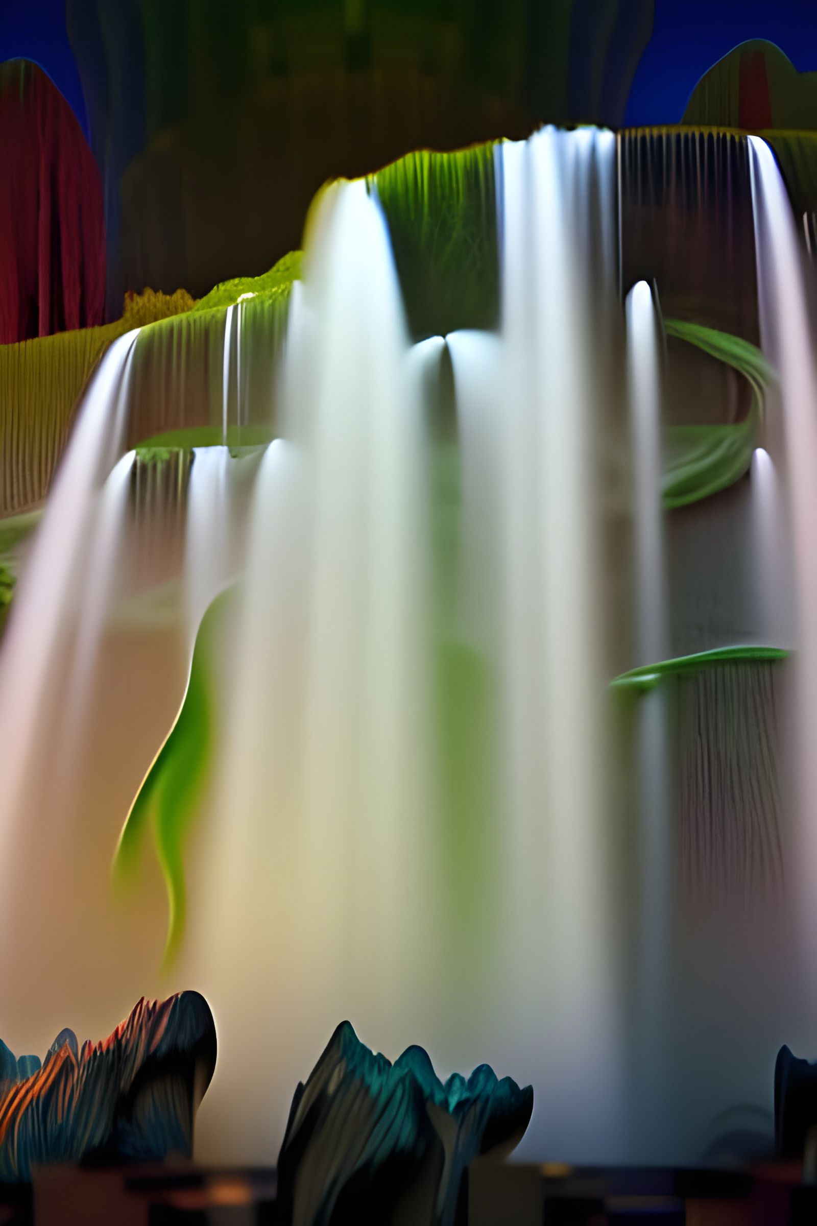 Cascading Flow of Nature in Eldritch Light