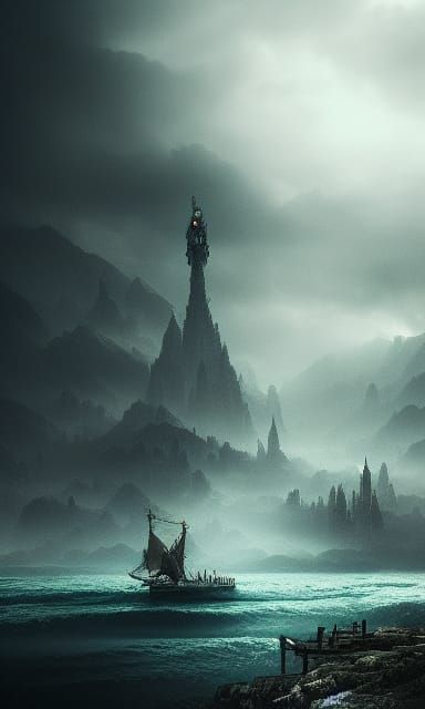 Epic Water is Life Digital Matte Painting