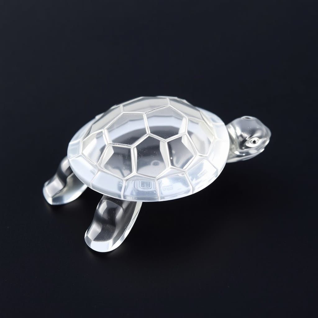 Glowing Crystal Turtle in Ancient Wonder