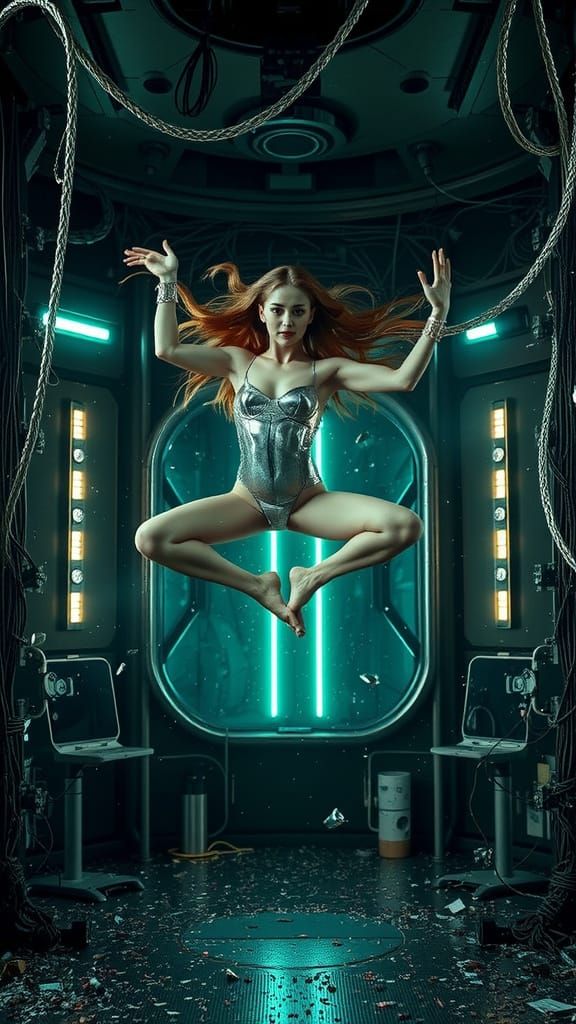 Ethereal Ballet in Microgravity: A Biomechanical Dancer