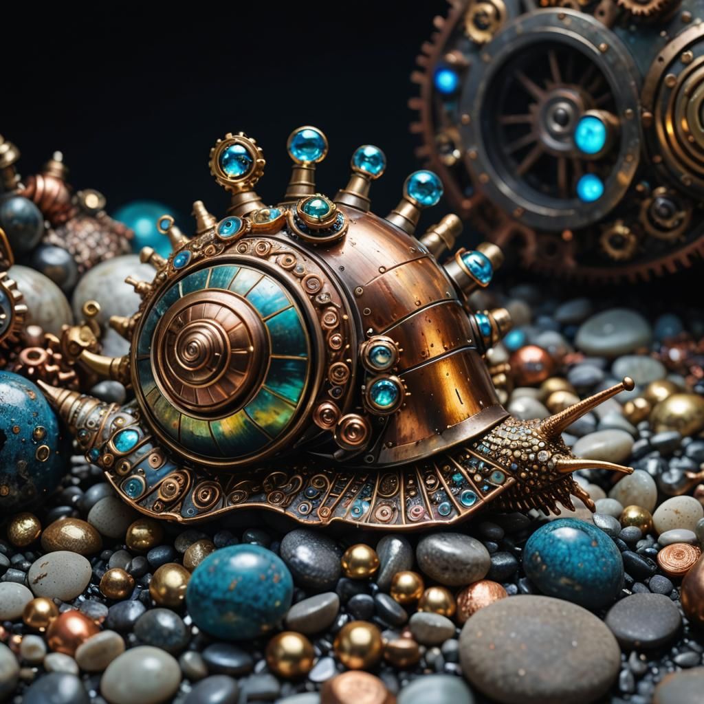 Steampunk Murex Snail Concept Art