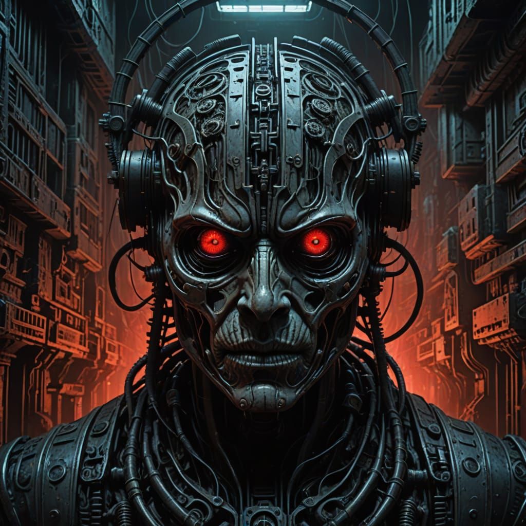 Surreal Dystopian Propaganda with Fractured Mind and Gears