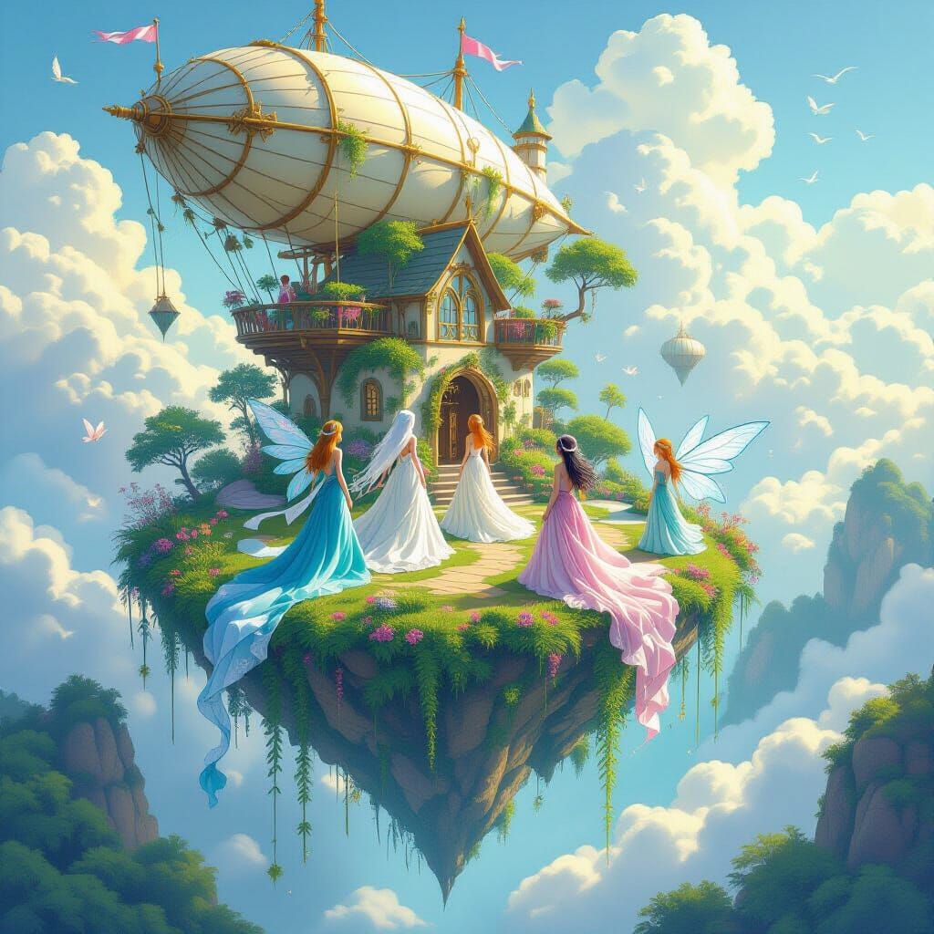 Mermaids and Fairies on Floating Dream Island