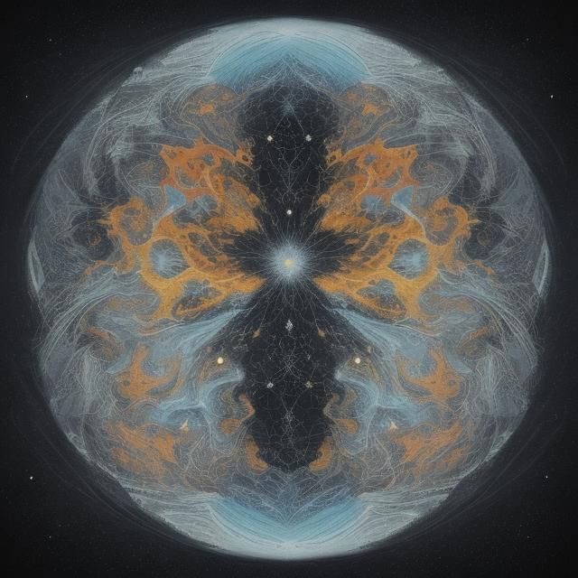 Cosmic Tapestry of Creativity: A Surreal Landscape