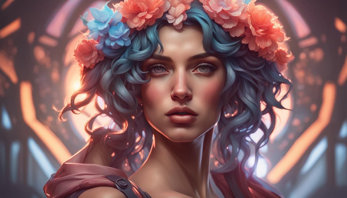 Hyperdetailed Portrait of a Femboy Character