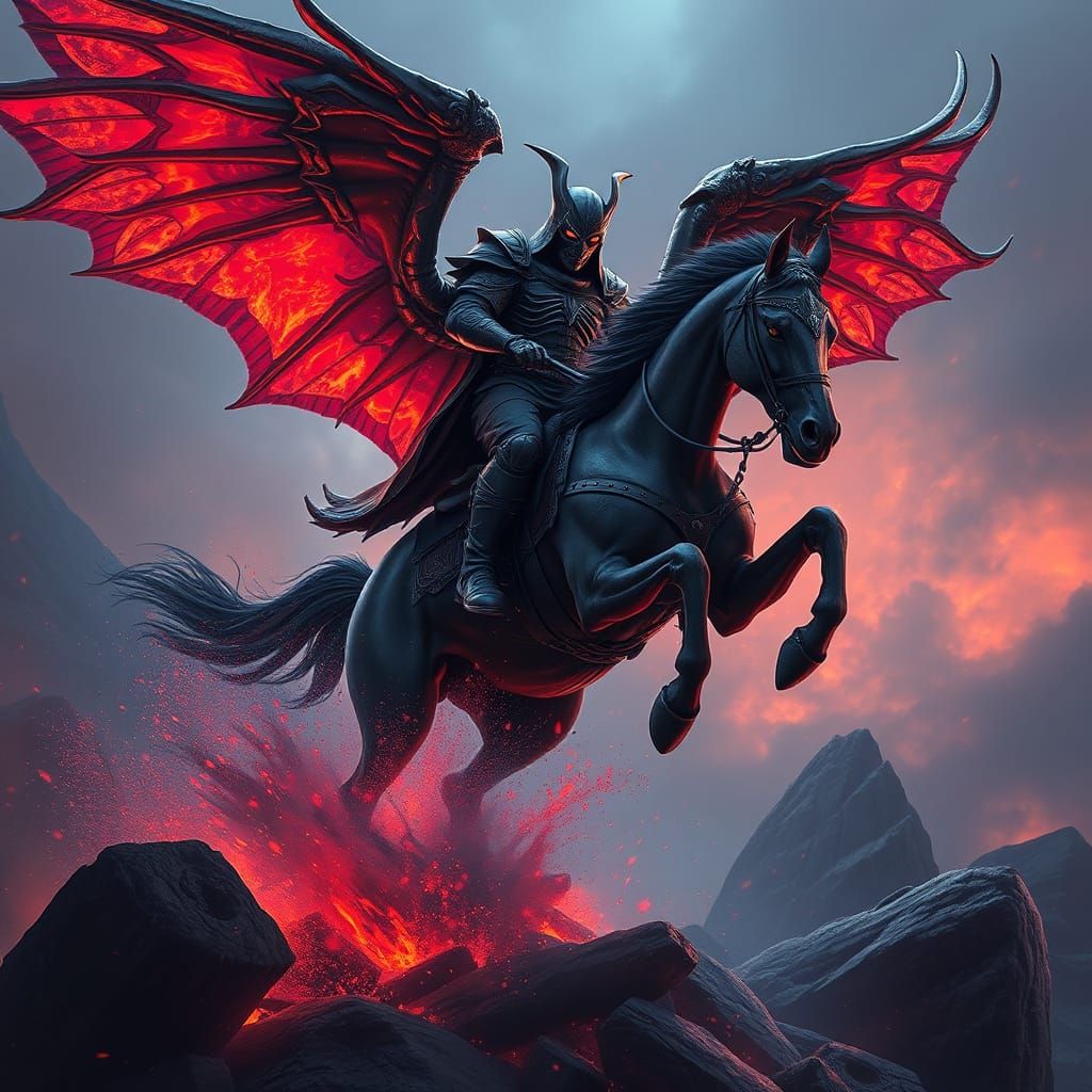 Deadly Rider on a Living Horse